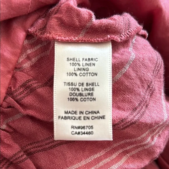 B6 Rebecca Taylor Women’s 0 Coral Striped Midi Wrap Dress - Picture 6 of 6